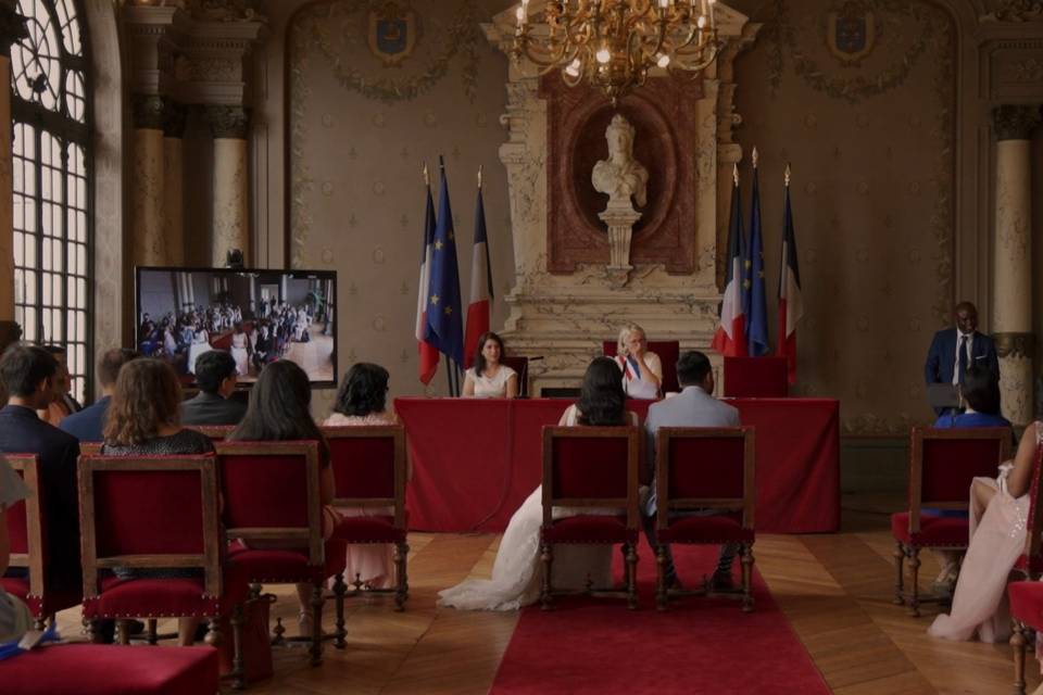 A wedding in Paris, France