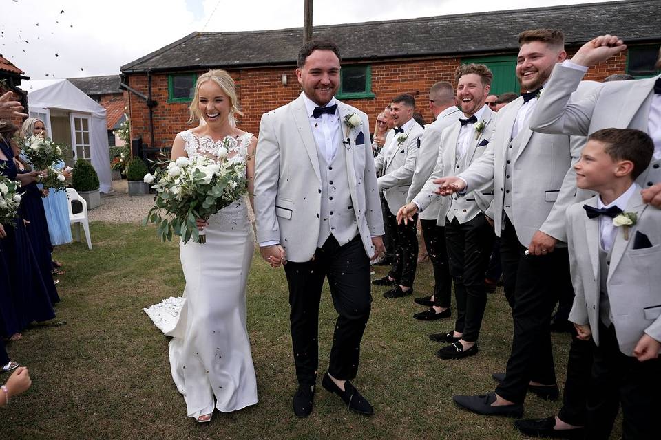 Smeetham Hall Barn Wedding