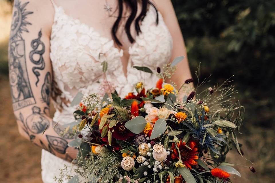 Rustic Bridal Bouquet