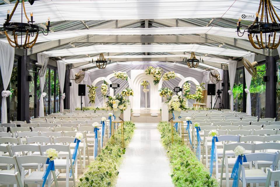 The Pavilion Set up