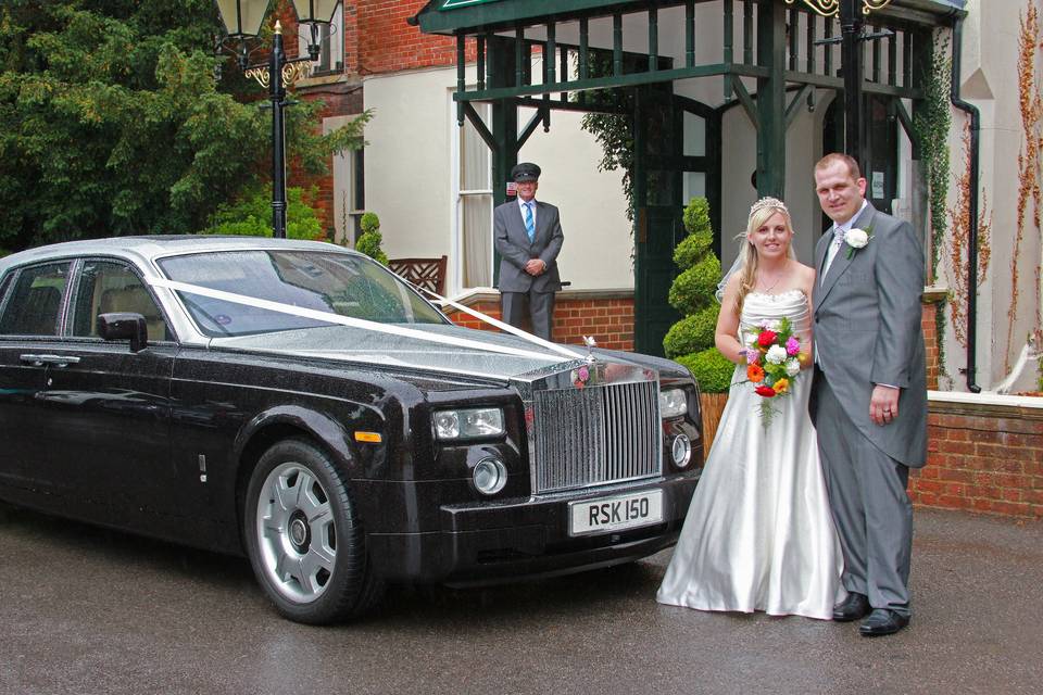 Rolls Royce Phantom wedding