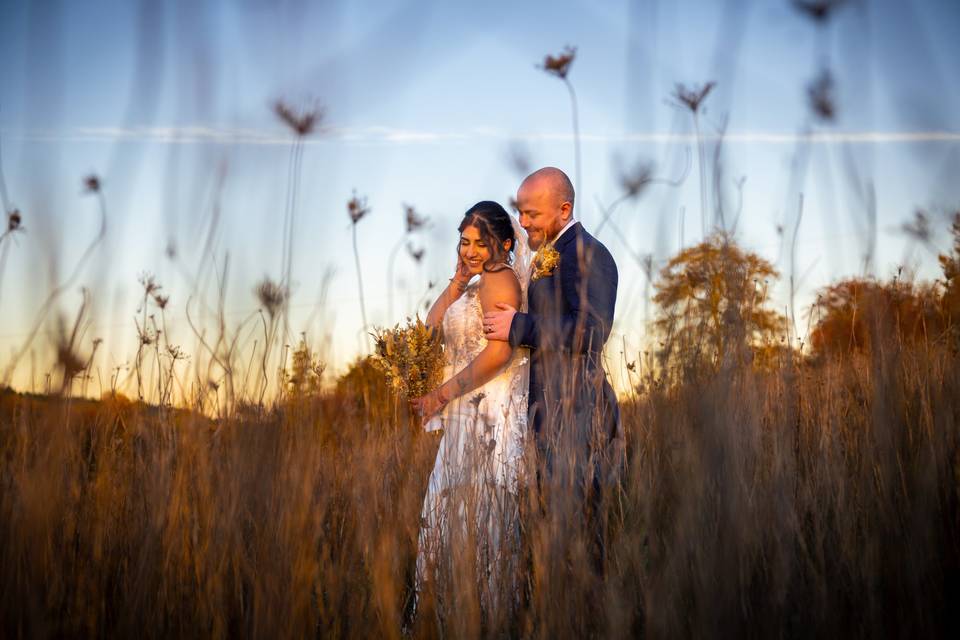 Bride and groom