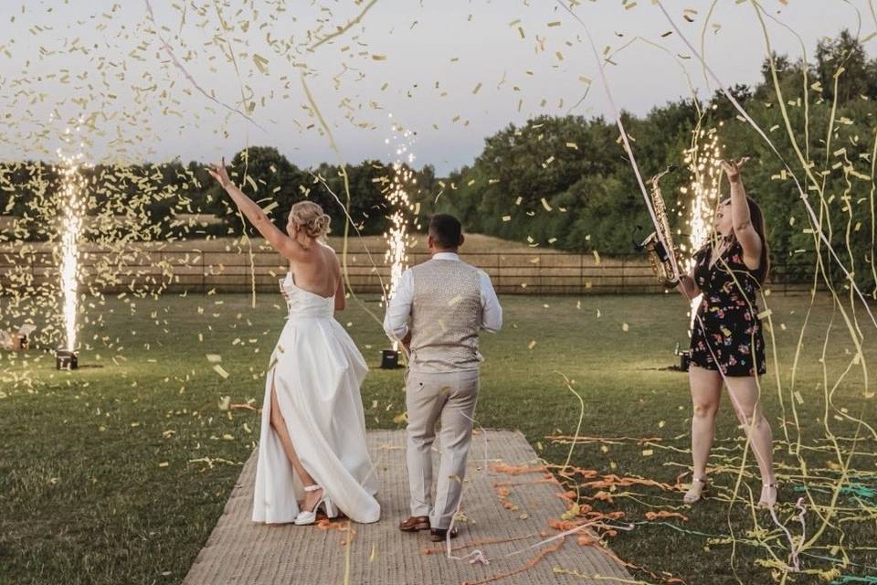 Sparks and streamers