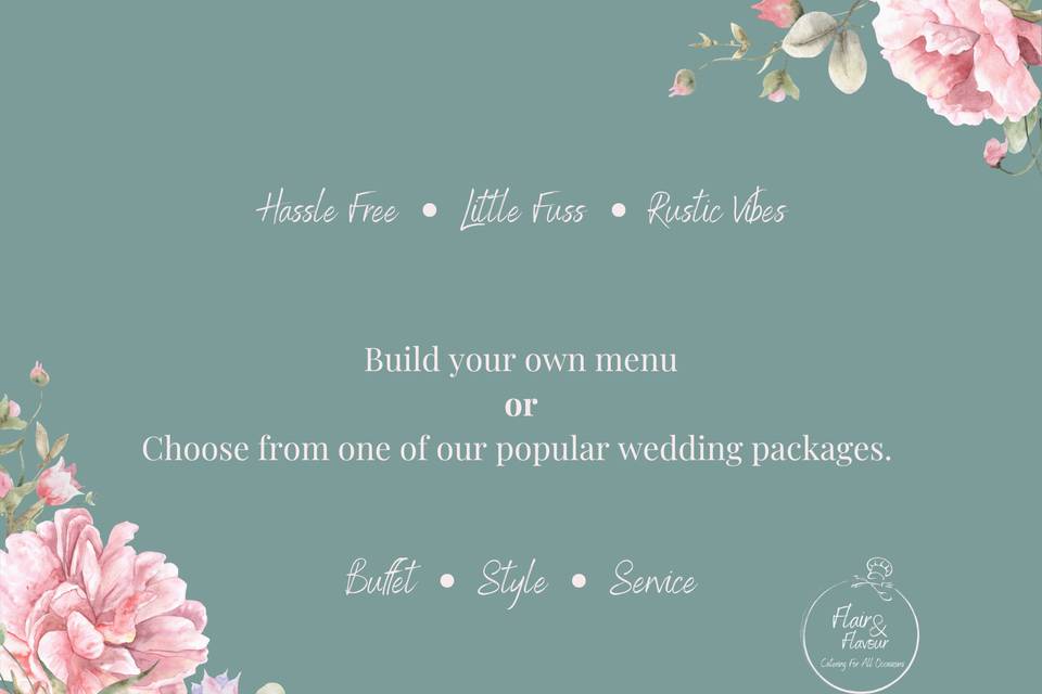 Wedding Catering Brochure