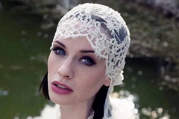 Editorial lace look