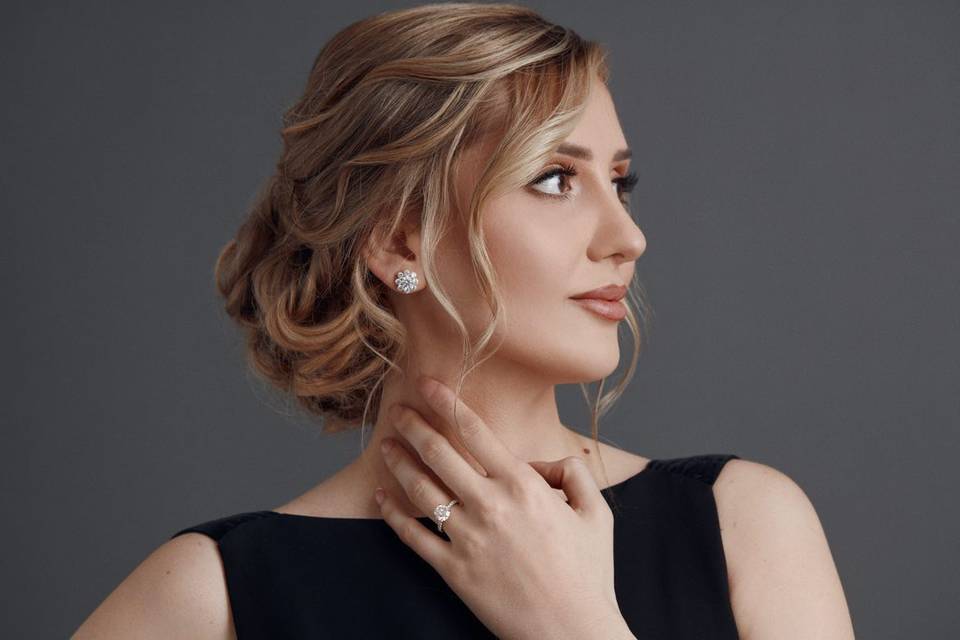Elegant low bun