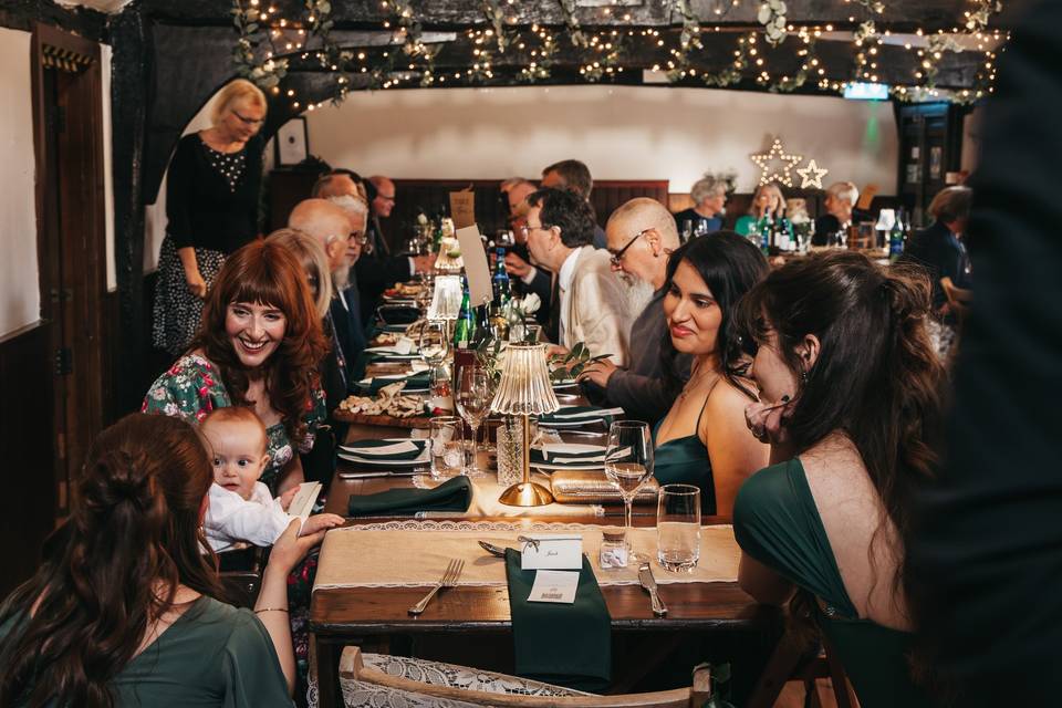 Happy guests