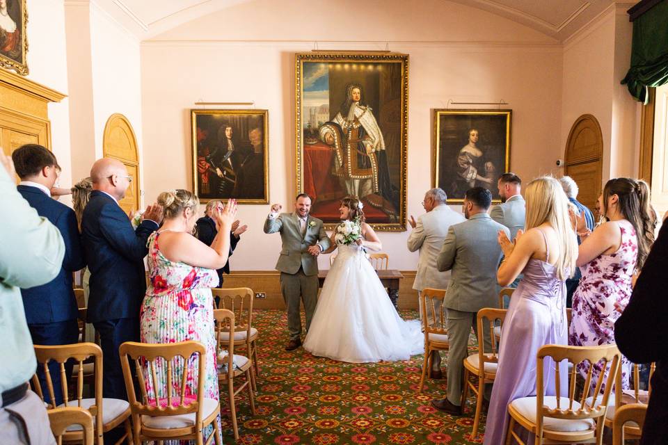 Just married