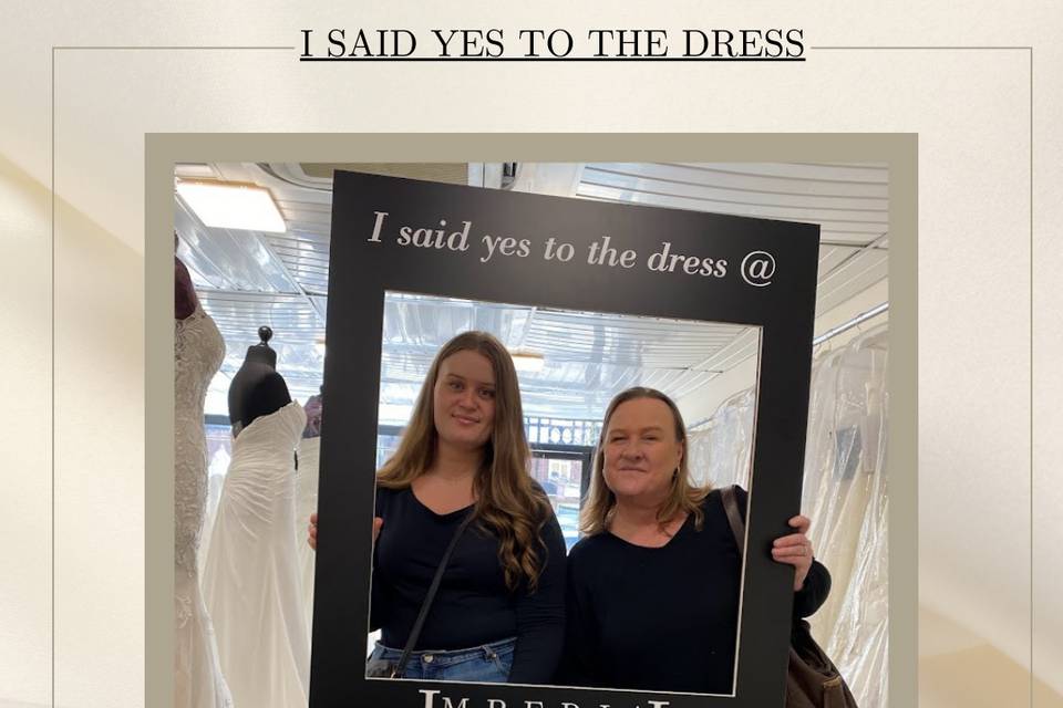 I said yes to the dress