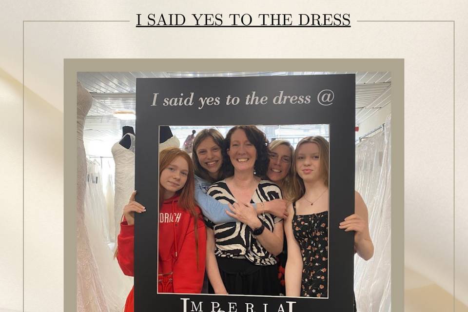 I said yes to the dress