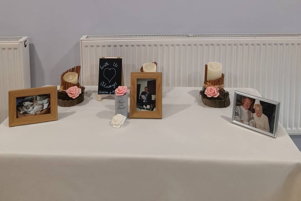 Memorial Table