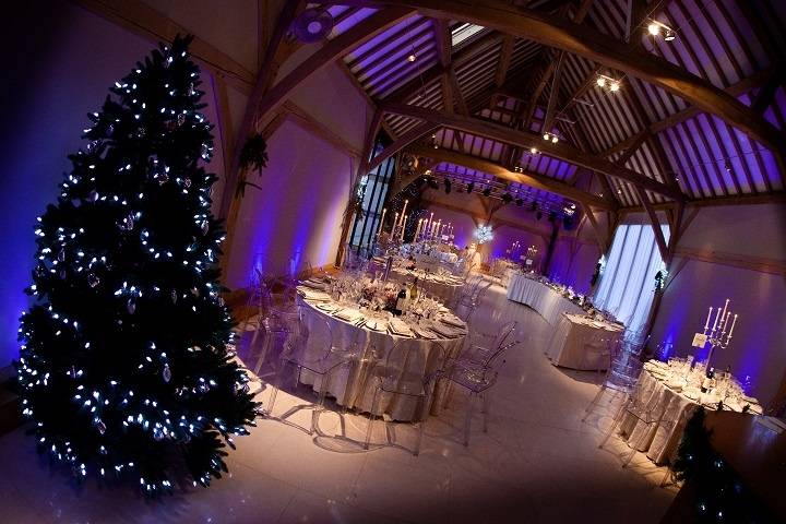 Festive Timber Barn