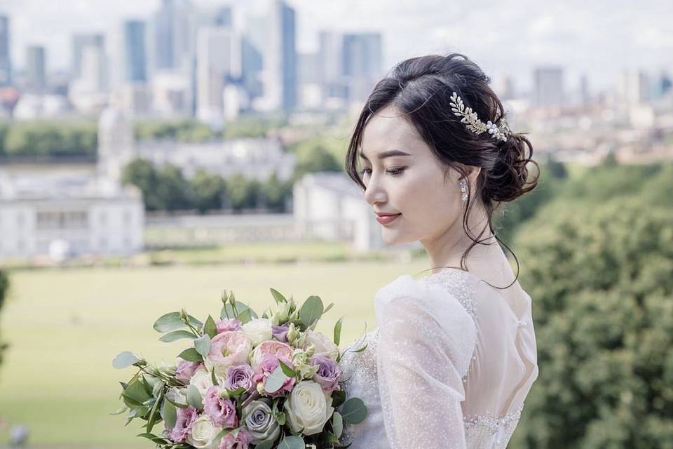 Elegant updo