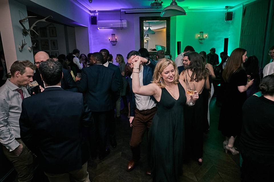 Dance party dining room