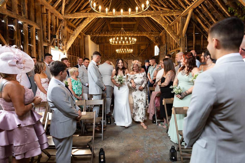 Barn ceremony