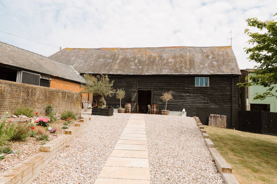 The barn