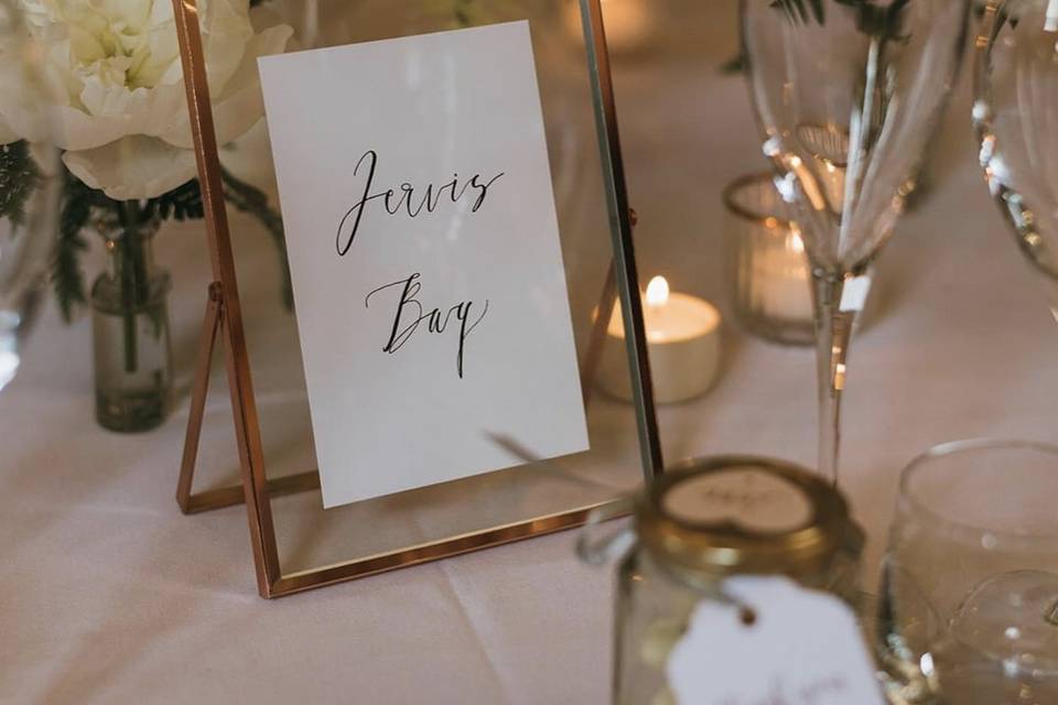 Table names