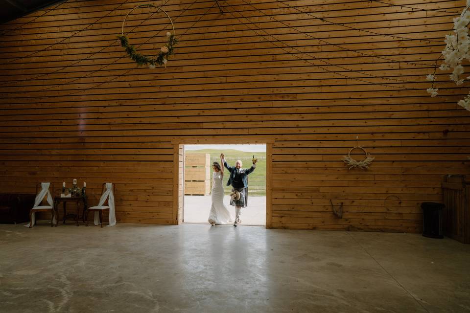 Main barn entrance