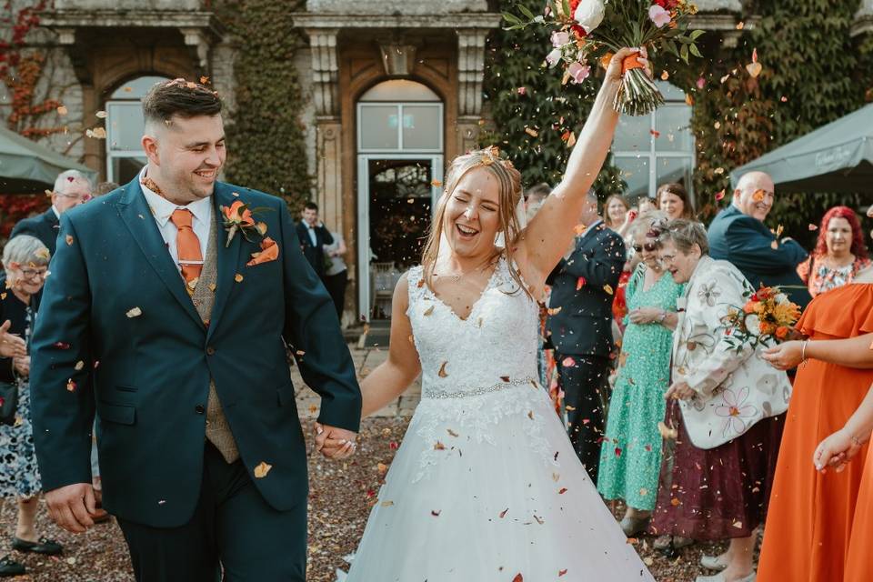 Confetti line at Eastwood Park