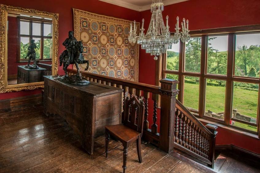 Huntsham Court - Main stairs landing