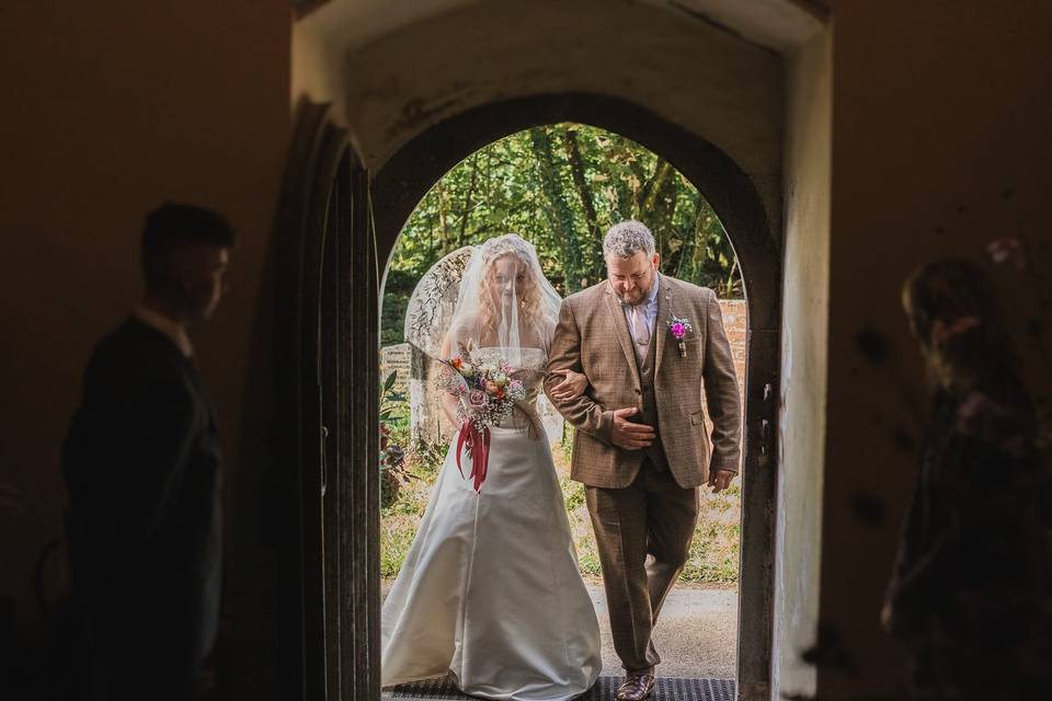 Bride's entrance