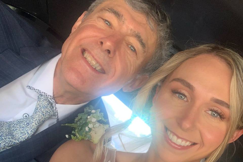 Selfie from the bride