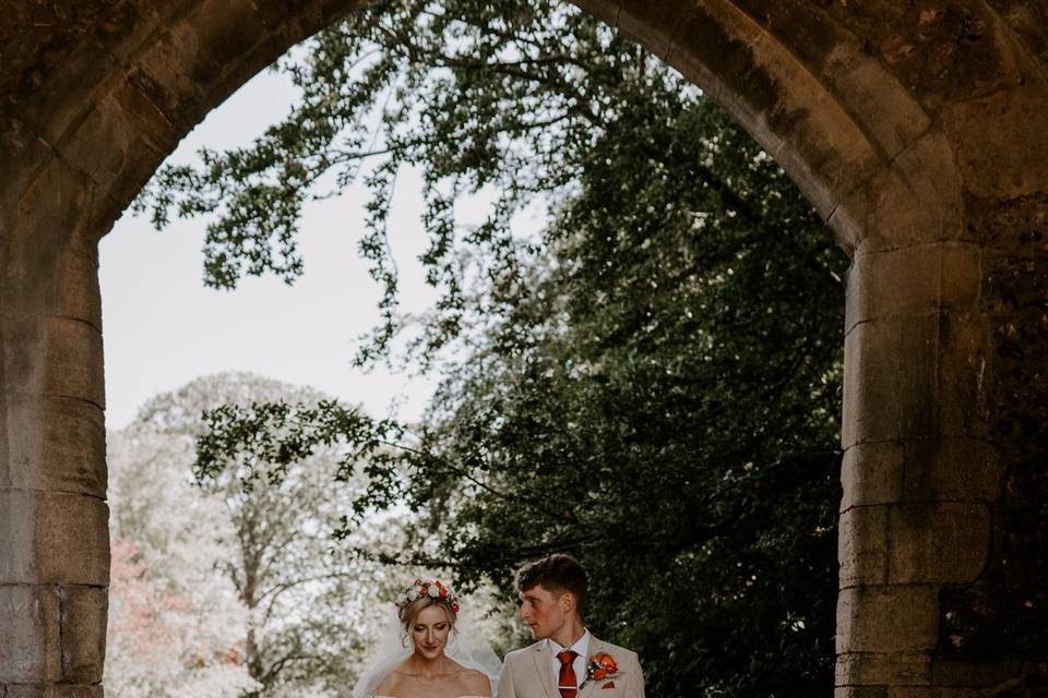 Couple at church