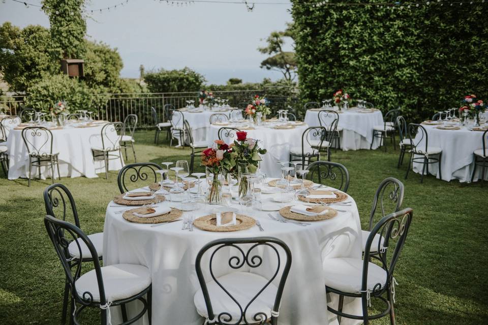 Lunch in the garden