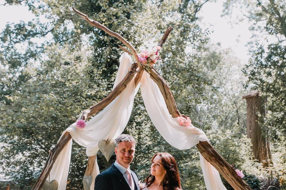 Bespoke wedding arch