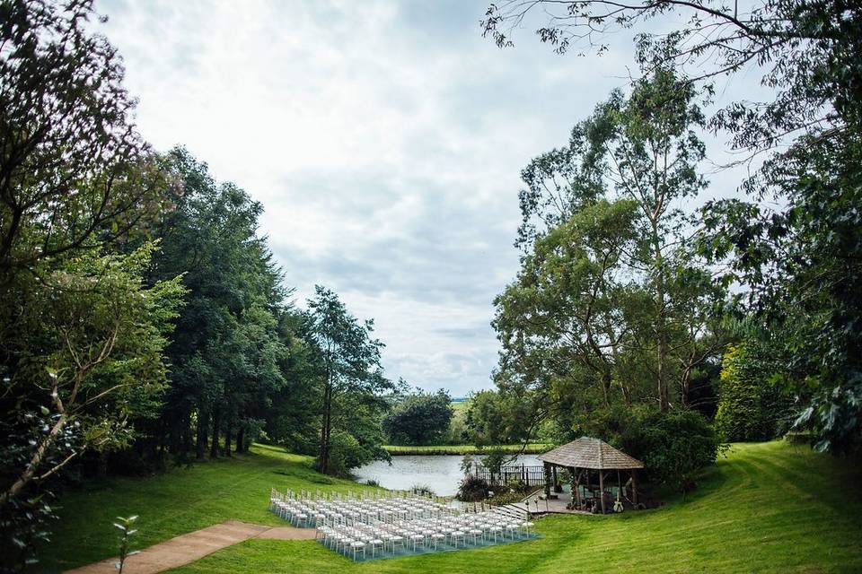 Gazebo and surroundings