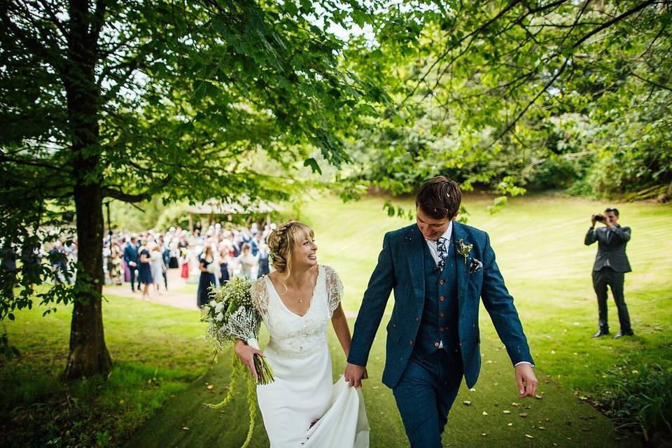 Walking up the Aisle together