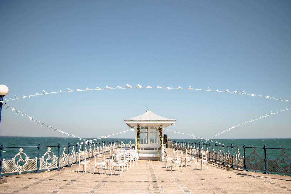 Wedding at the Swanage Pier