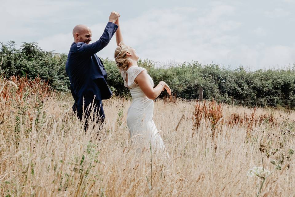 Photos in the fields-Checkered