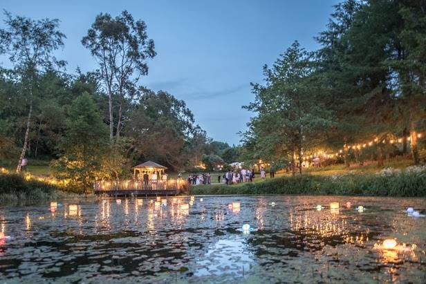 The lake at dusk