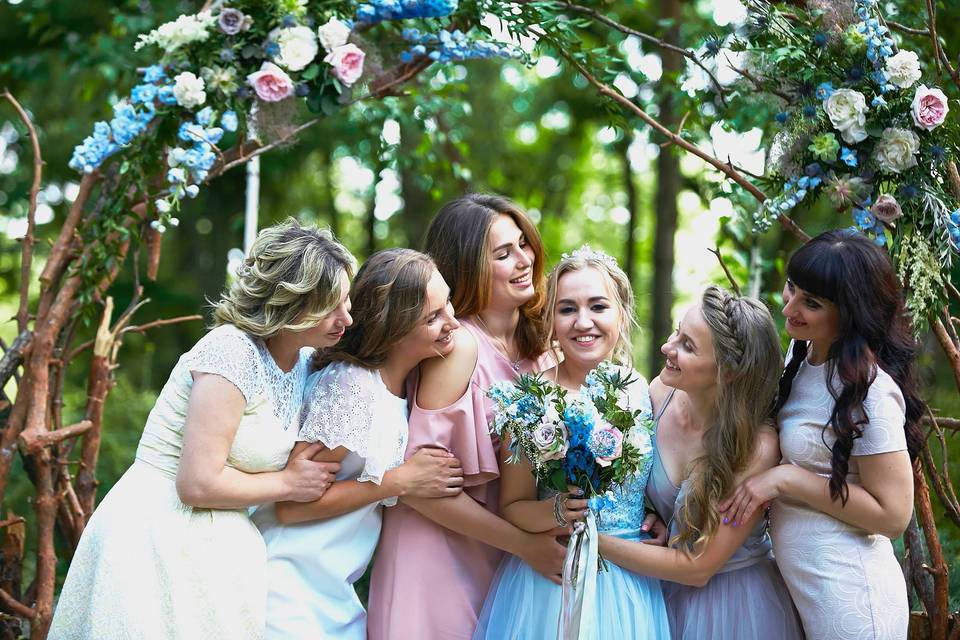 Forest arch for wedding