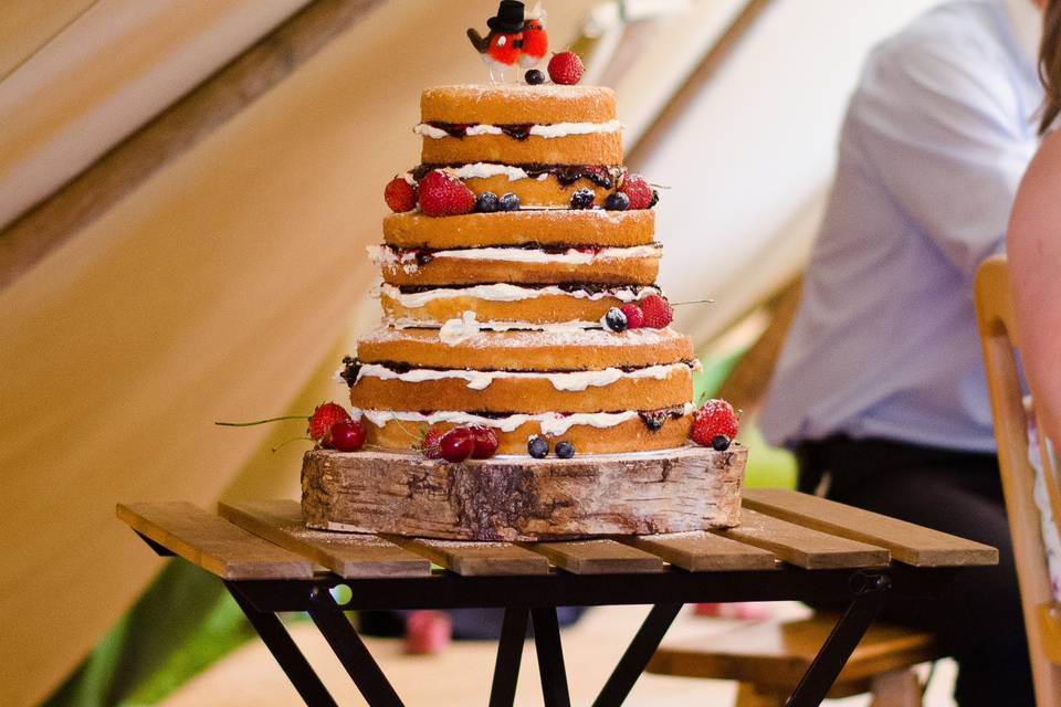 Delicious wedding cake