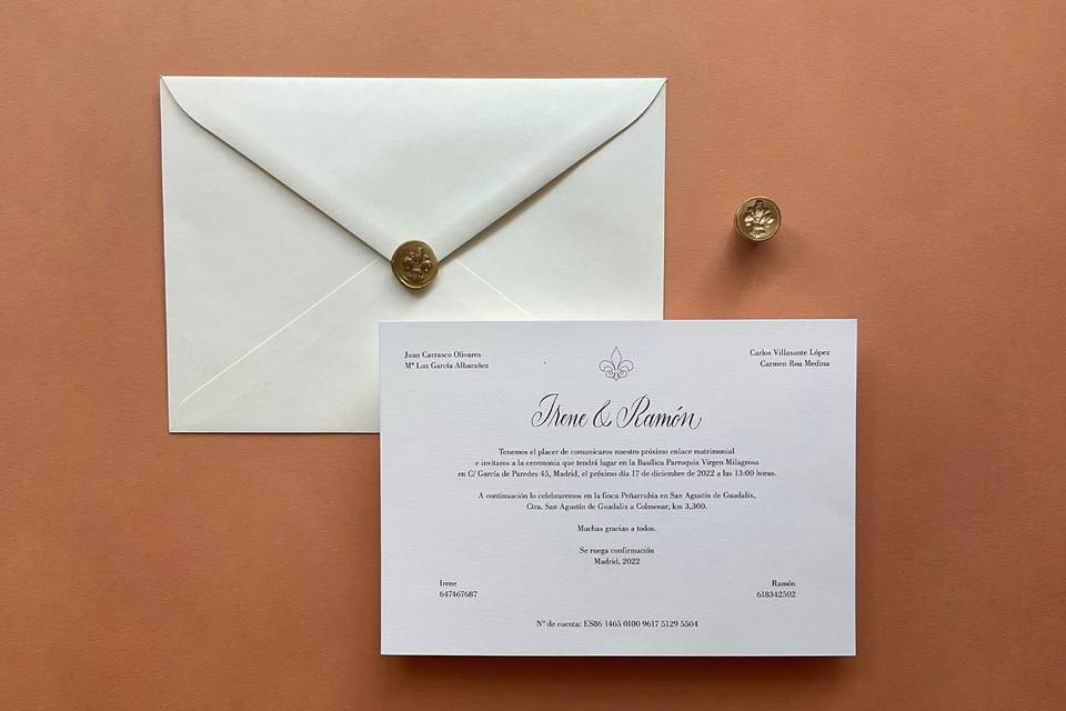 Custom invitations