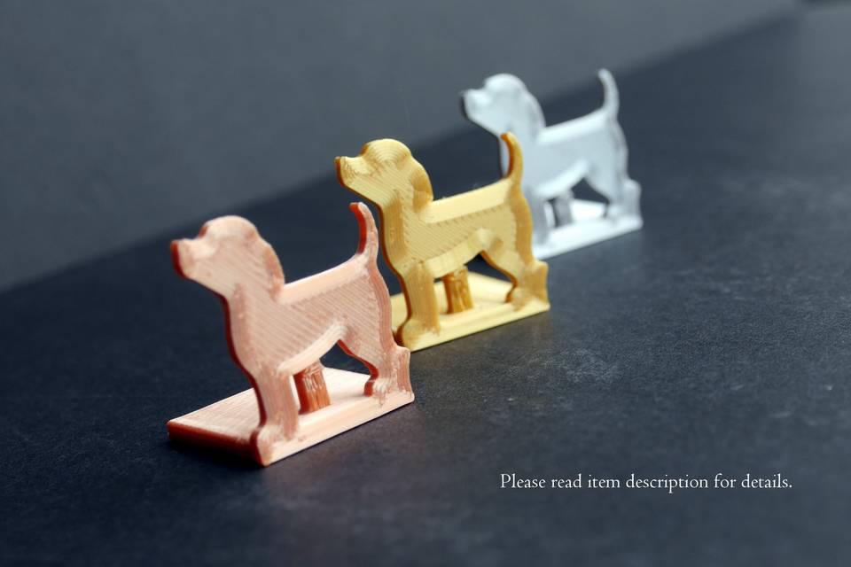 Beagle name card stands