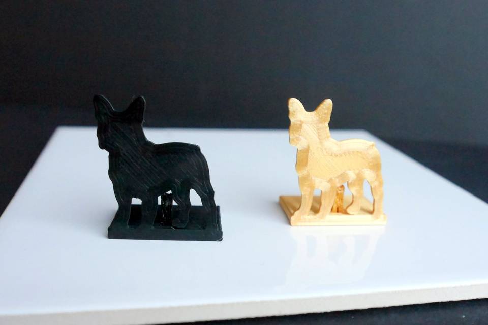 French Bulldog Card Stands