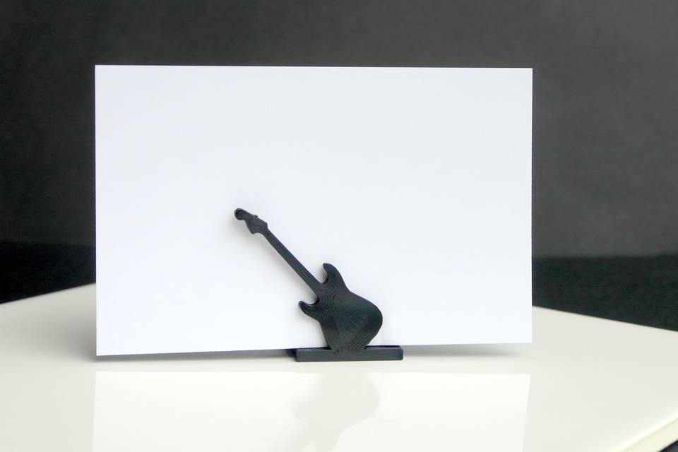 Guitar place card holders