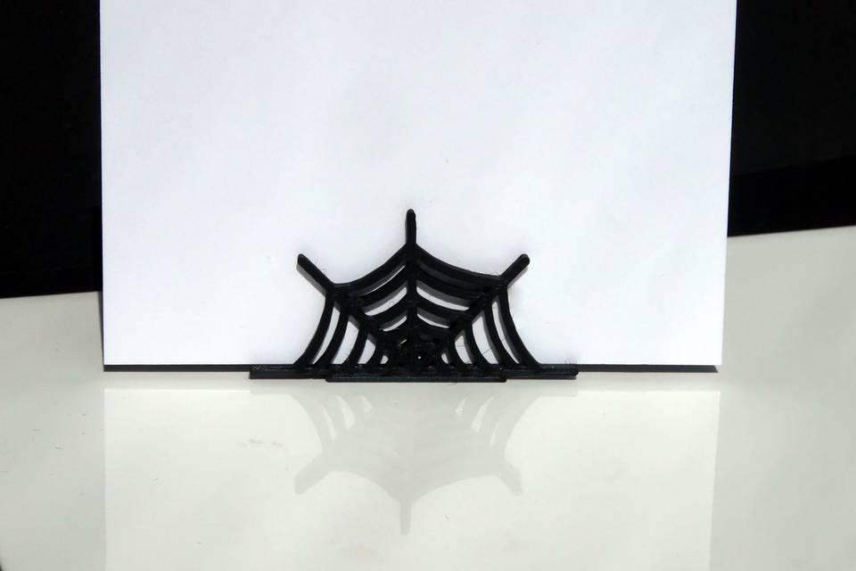 Spider Web Shape Card Stands