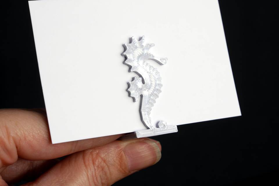 Seahorse Shape Card Stands