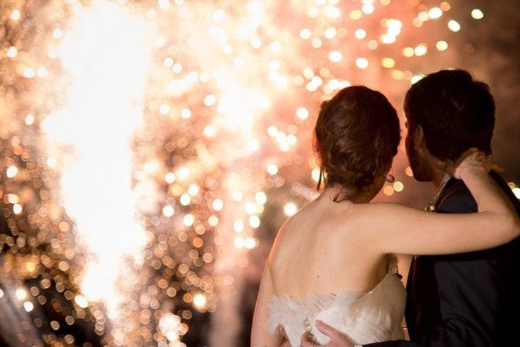 Wedding fireworks