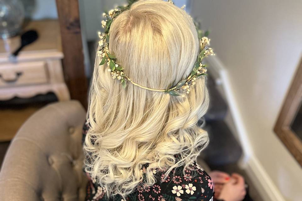 Elegant hairdo