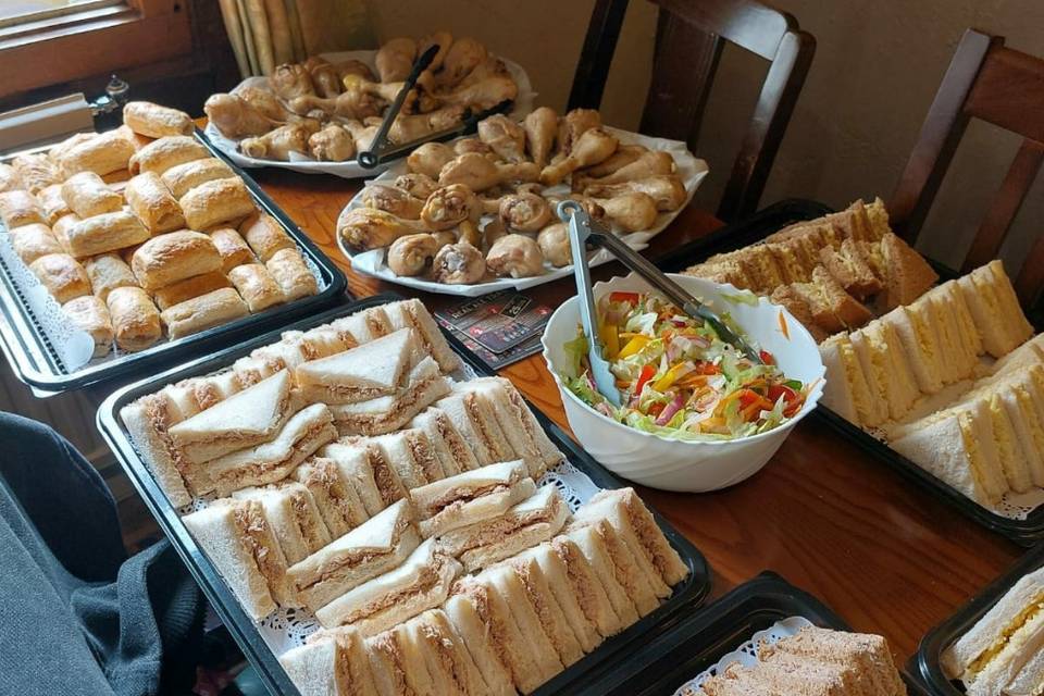 Sandwich platters and nibbles