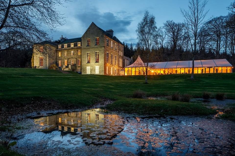 Raemoir House By Night