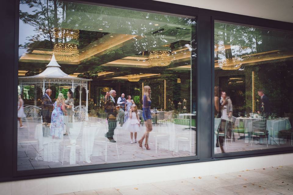 Guest reflection wedding venue
