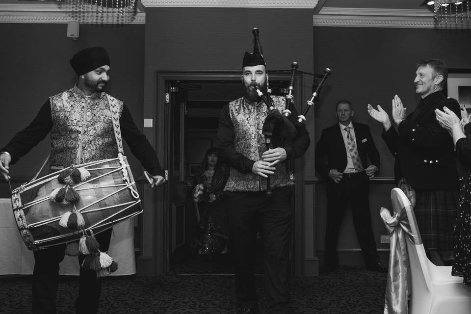 Traditional Asian band