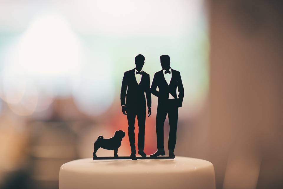 Grooms cake topper