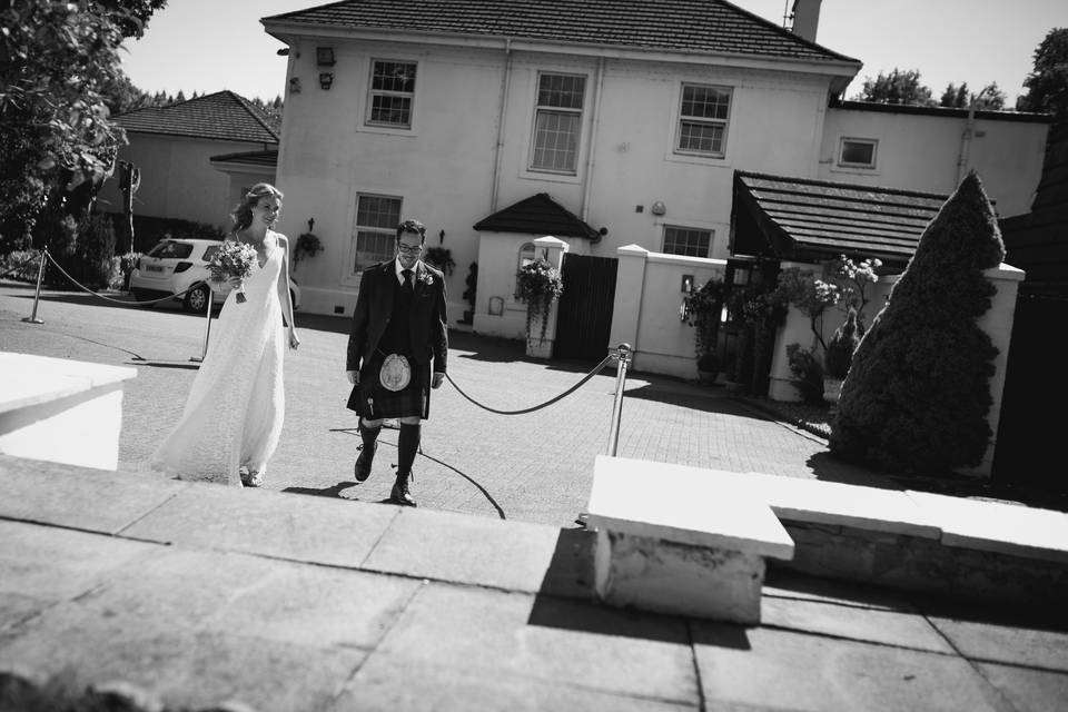 Newlywed couple venue